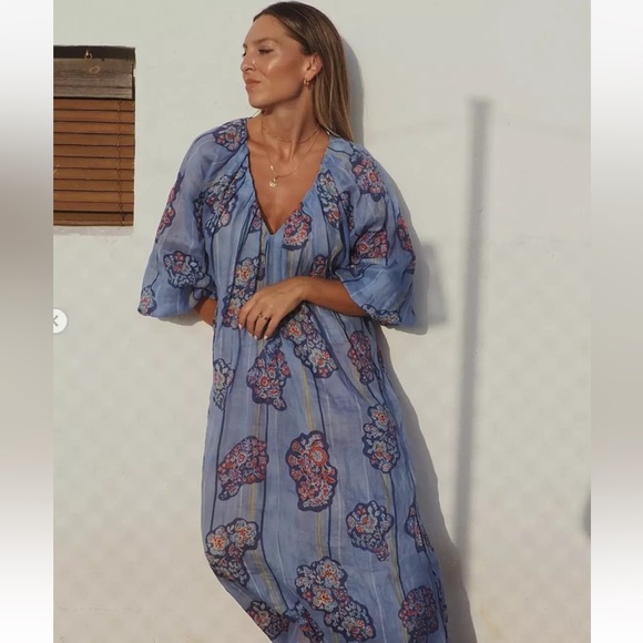 NWT ZARA SS24 PRINTED RAMIE TUNIC DRESS ZW COLLECTION 3474/181 019/295 - Picture 6 of 16